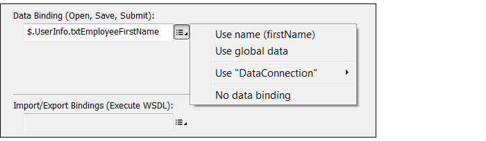 AEM Forms Designer data binding