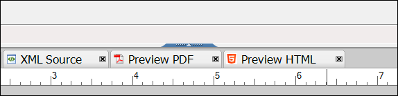 Adobe Designer Preview PDF tab active